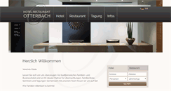 Desktop Screenshot of hotel-otterbach.de